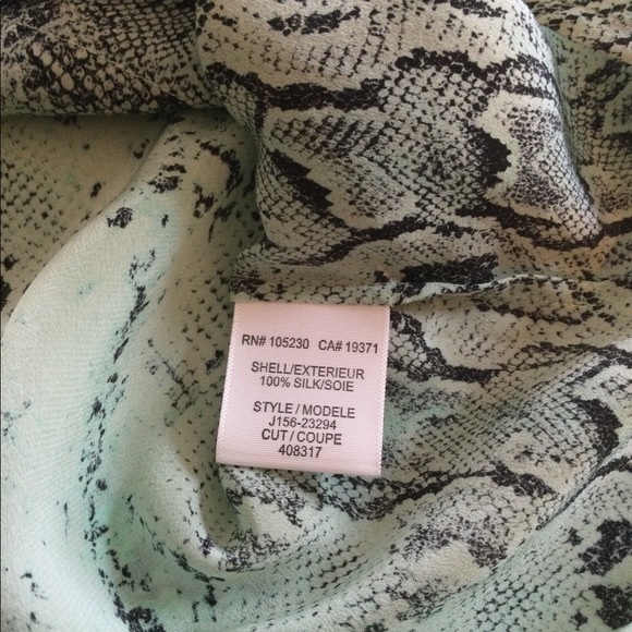 joie snakeskin blouse